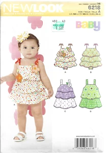 New Look BABY Pattern #6218-Baby Sundress in Sizes NB-L - Picture 1 of 1