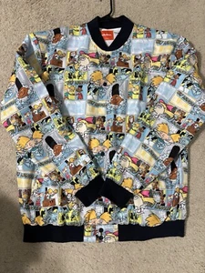 RARE Mens Hey Arnold Chalkline Jacket NWT Retro Size 3XL 90s Nickelodeon license - Picture 1 of 2