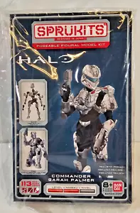 Bandai Sprukits Halo Commander Sarah Palmer bewegliches Modellbausatz Stufe 2 unbenutzt - Bild 1 von 10