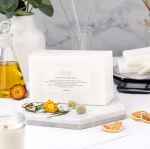 SHEA BUTTER GLYCERIN MELT & POUR SOAP BASE DETERGENT FREE 5 LB - Picture 1 of 2