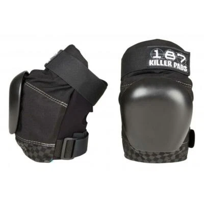 187 Killer Pads Pro Derby Knee Black Black ADULT - Image 1 of 4