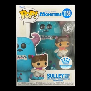 Funko Pop + Protector! Disney #1158 Monsters Inc. Sulley with Boo (Funko Shop) - Picture 1 of 12