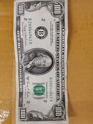 100 Dollar Series Bill 1969 C Note Collection - Image 1 of 4