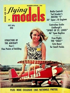 Flying Models Magazine December-January 1966 Spirit of St Louis m3228 - Picture 1 of 3