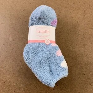 Trimfit Girls Shoe Size 11-2 Colorful Pastel Soft Cozy Socks 4 Pairs NWT - Picture 1 of 5