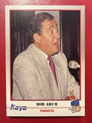 1991 Kayo Boxing Bob Arum #168 - Image 1 of 2