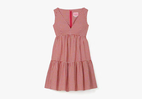 Abito KATE SPADE NEW YORK Mini Gingham Vineyard taglia 2 ottime condizioni