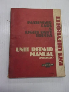 1978 CHEVROLET PASSENGER CARS AND LIGHT DUTY TRUCKS UNIT REPAIR MANUAL - Picture 1 of 10