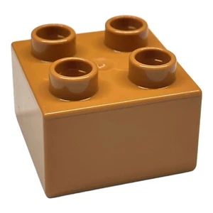 Lego Duplo Brick 2x2 Brown Replacement Part 6349315 - Picture 1 of 1