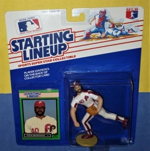 1989 STEVE BEDROSIAN Philadelphia Phillies #40 Starting Lineup - Picture 1 of 3