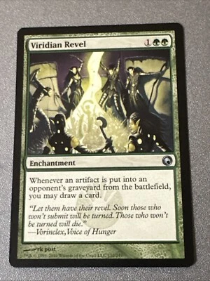 Viridian Revel X1 Scars Of Mirrodin NM Condition See Pics Front/back - Image 1 of 2
