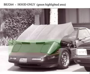 Colgan Sport Hood Bra 1 pc. Mask Fits Chevy Corvette 1984-1996 Coupe & Convert. - Picture 1 of 1