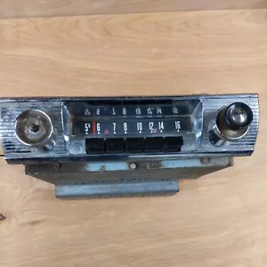 Vintage Rare Ford Car Stereo Push Button Radio - 1956 Original OEM FDR-18805-B - Picture 1 of 15