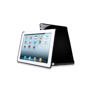 Funda inteligente de silicona negra con recubrimiento de goma para iPad 2/3/4 protege contra arañazos - Imagen 1 de 4