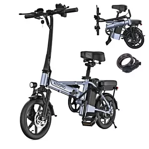 AOVOPRO 14INCH Electric Bicycle Bike EB60 Commuting Ebike for Adults with 42V - Picture 1 of 11
