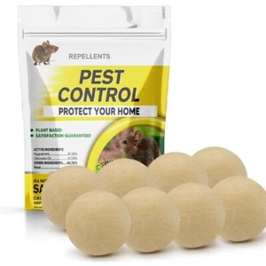 Pest Control, Peppermint Rodent, Mouse Repellent Naturally Repel 8 Piece - Picture 1 of 7