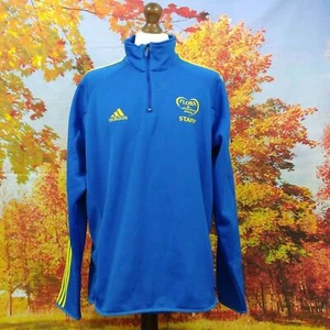 London Marathon 2009 Adidas blau Viertel Reißverschluss Staff Sweatshirt. UK Herren Gr. XL - Bild 1 von 11
