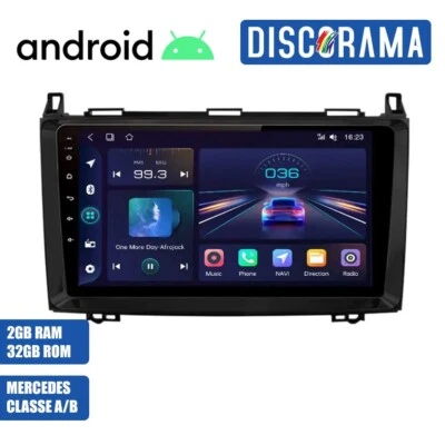 AUTORADIO ANDROID STEREO MERCEDES CLASSE A B SPRINTER VIANO VITO W245 W169 NAVI - Immagine 1 di 4