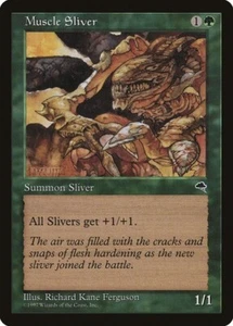 4 x Muscle Sliver MTG Tempest NM Green - Picture 1 of 1