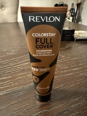 Revlon Colorstay Full Cover 24HR Matte Foundation 420 Mahogany NEW - Image 1 of 2