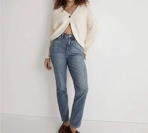 Madewell Women’s The Mid-Rise Perfect Vintage Jeans Size 28 Tapered - Picture 1 of 8