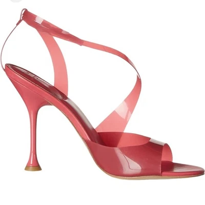 Sandalias Marc Fisher LTD Claudie Tacones con Tiras Goma Talla 7 Rosa Nuevas Sin Caja Foto 1 de 4