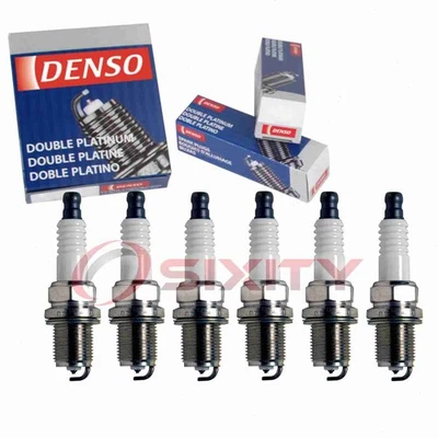 6 bujías Denso Platinum de larga duración para Hyundai Sonata 2006-2010 3,3 L m² Foto 1 de 4
