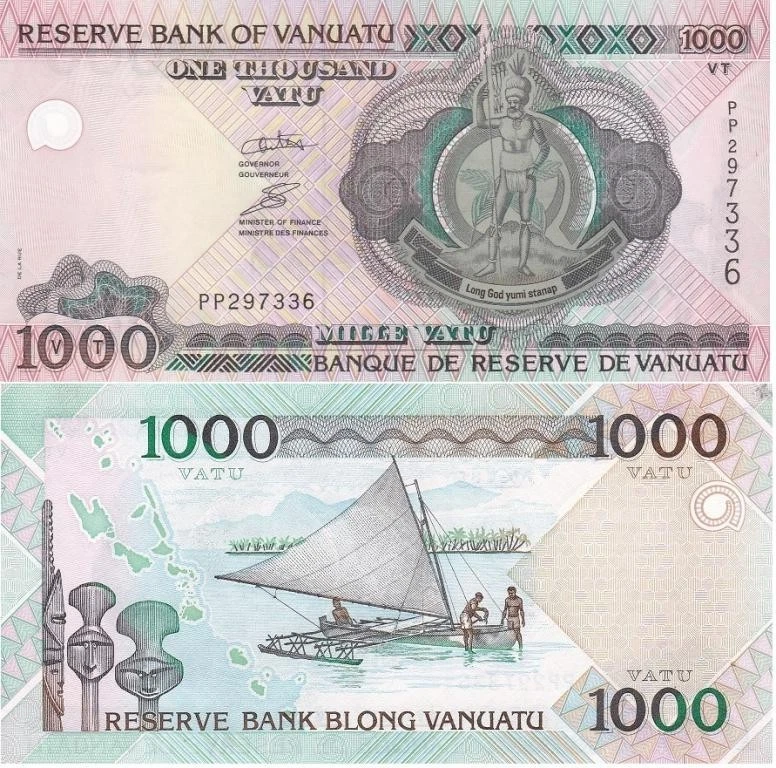 Vanuatu _ 1000 Vatu 2002 UNC P. 10С Lviv-Zp Foto 1 de 1