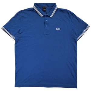 Hugo Boss Damen Poloshirt Größe 2XL Blau Kurzarm 100% Baumwolle Regular Fit - Bild 1 von 8