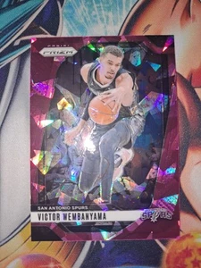 2024-25 Panini Prizm Victor Wembanyama Pink Cracked Ice Prizm #172 - Picture 1 of 2