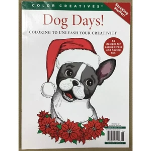 Color Creatives "Dog Days! Coloring To Unleash Your Creativity Book 62 DESIGNS - Imagen 1 de 2
