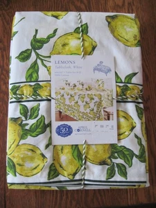 April Cornell bunte gelbe Zitronen Tischdecke 60" x 102 Neu mit Etikett - Bild 1 von 4
