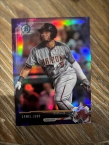 Dawel Lugo 2017 Bowman Chrome Prospect Purple/250 C100 - Picture 1 of 2