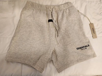 FEAR OF GOD ESSENTIALS Shorts, New w/ tags, Size-M, Light Oatmeal, Excellent - Image 1 of 4