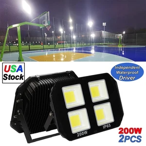 200W LED Flood Lights 20000Lm Super Bright 6500K CW LED Security Flood Lights - Picture 1 of 9
