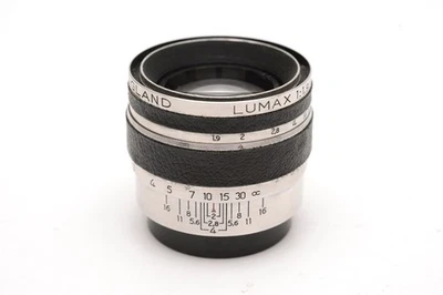 Corfield Lumax 45mm f/1.9 Prime Lens M39 Mount (L39) Silver For Periflex / Leica - Image 1 of 4