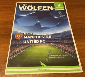 Vfl Wolfsburg v Manchester United 2015 UEFA Champions League MINT - Picture 1 of 2
