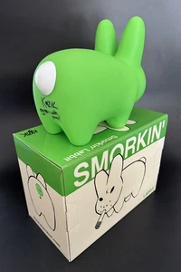 Frank Kozik SIGNED Kidrobot 10" GID Green Labbit + INSC AUTOGRAPHED New in Box - Picture 1 of 11