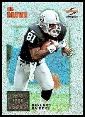1995 Score Summit - Offensive Weapons Tim Brown #178 Ground Zero - Image 1 of 2