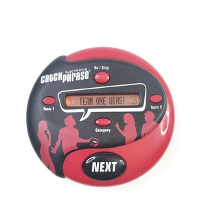 Catch Phrase Electronic Handheld Party Trivia Game Hasbro Gaming Red Black A4625 - Picture 1 of 14
