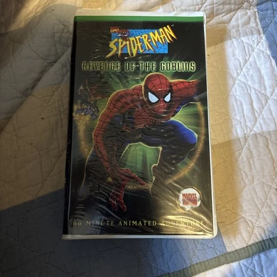 1997 Spider-Man The Animated Series REVENGE OF THE GOBLINS Clamshell VHS-TESTED - Image 1 of 4