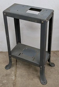 Vtg Delta Rockwell Band Saw Flared Splayed Leg Metal Base Stand  - Picture 1 of 6