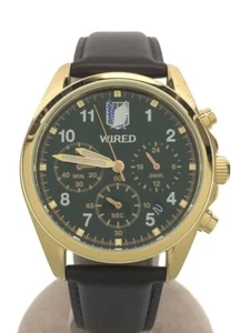 Seiko WIRED x Attack on Titan Levi Model AGAT712 Quartz Green Dial Mens Watch FS - Picture 1 of 6