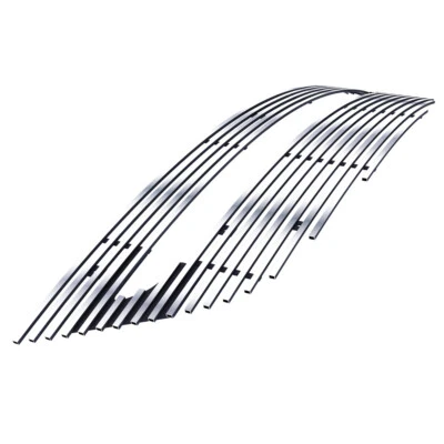 Compatível com 2010-2012 Mazda CX-9 para-choque inferior inserção de grade de tarugo cromado inoxidável - Imagem 1 de 4