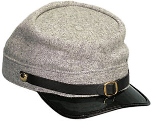 American Civil War Kepi Hat, Union Blue / Confederate Grey, US Military Army Cap