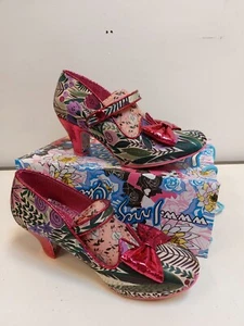 Irregular Choice 'Piccolo' Zapatos de Tacón Rosa Flor - Talla UE 42 - Imagen 1 de 17
