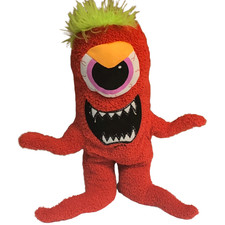 One Eyed Monster, Plush Stuffed Animal, Goffa, Board Walk Game Prize, 10" Tall