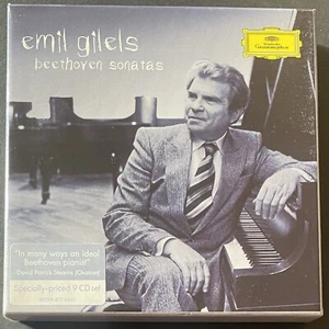 Emil Gilels-Beethoven Sonatas-9 CD Box Set-EU Import-With Booklet-Piano Sonatas - Imagen 1 de 9
