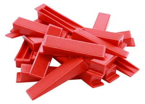 Fliesen Nivelliersystem 200 Keile Fliesenkeile Montagekeile Verlegehilfe System - Bild 1 von 5