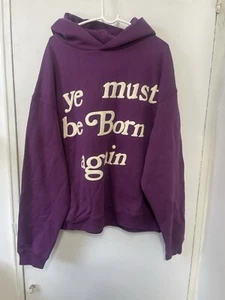 CPFM Hoodie Mens Large Purple Ye Must Be Born Again Pullover Purple - Picture 1 of 4